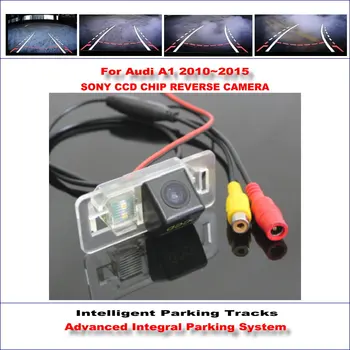 Auto Zadná Kamera Pre Audi A1 (Obdobie 2010-2015 Inteligentné parkoviská Skladby Zadnej strane Zálohy HD CCD 1/3 CAM NTSC RCA AUX SONY