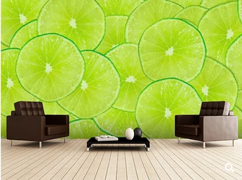 Vlastné moderné tapety.Limes,3D fotografiu na pozadí stene obývacej izby, spálne, kuchyne, vodotesné tapety